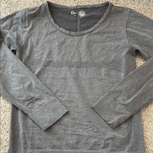 Zyia Active Gray Long Sleeve Top XL